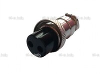 Розетка кабельная GX16-2 - st-e.info - Махачкала